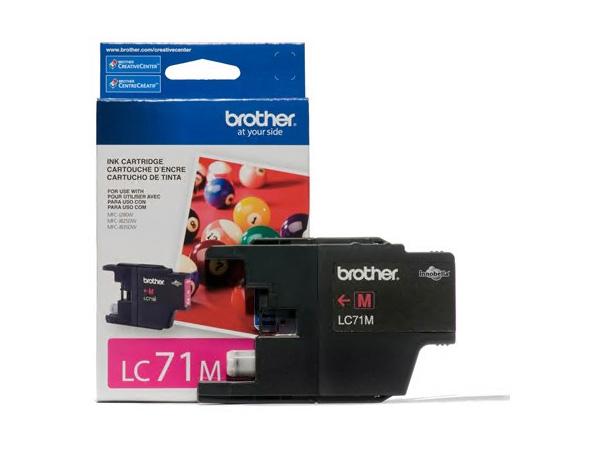 Original Brother LC71 Magenta Ink Cartridge (LC71MS) - Each