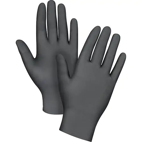 Black Disposable Nitrile Glove 4 mil Size XX-Large 100 Pk
