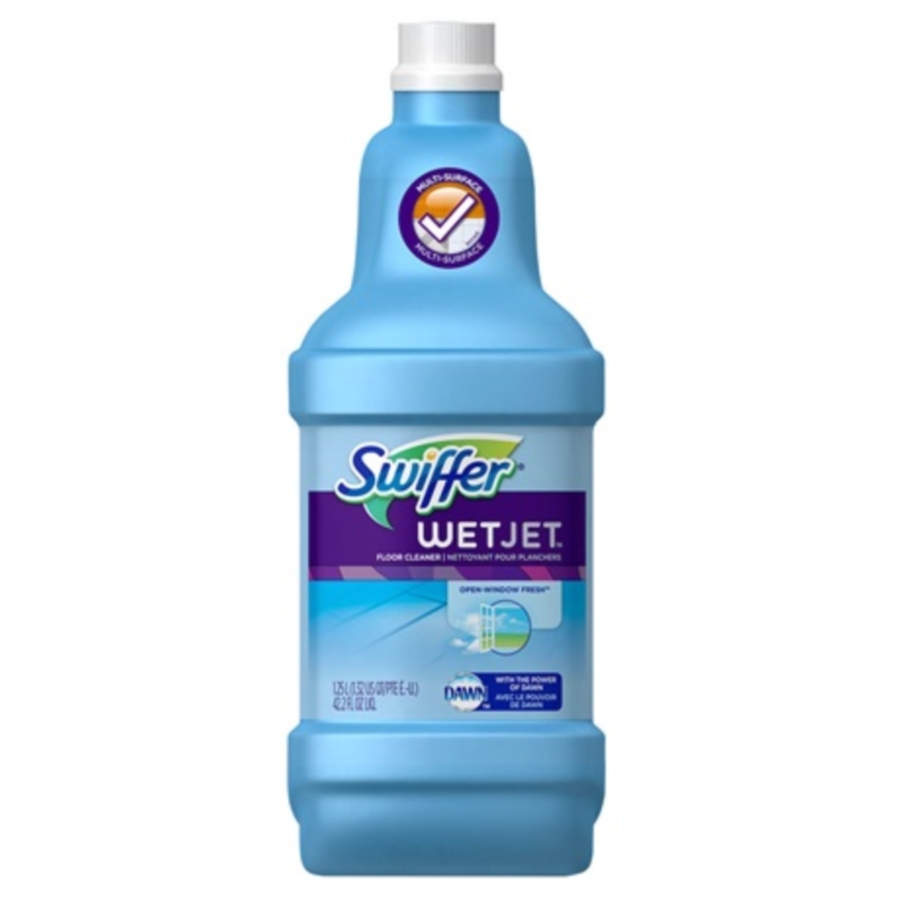 Swiffer WetJet Solution Refill - Fresh Scent - 1.25L - 4/pack