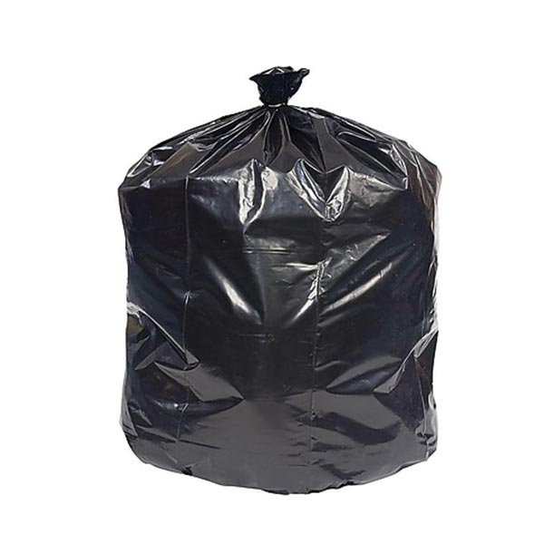 RiteSource 35''x 50'' Extra Strong Black Industrial Garbage Bags Cs/100