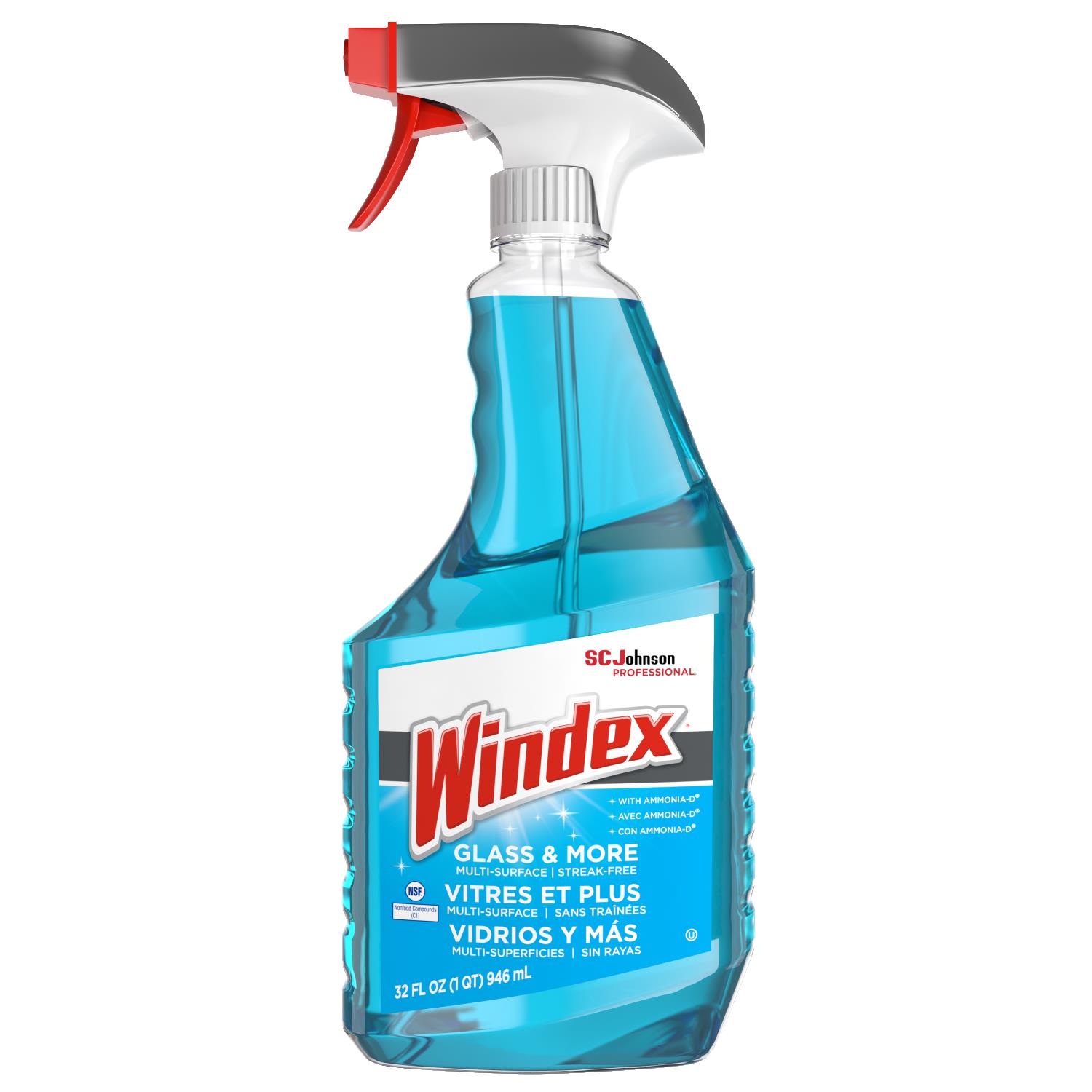 Windex® Glass & More Multi-Surface 946 ml Trigger - 8/Case