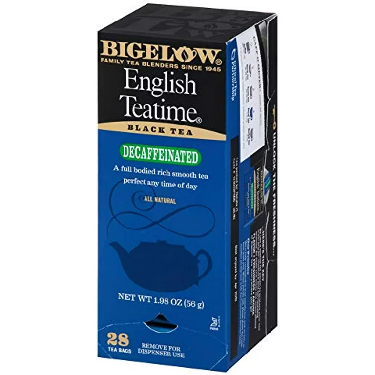 Bigelow English Breakfast Decaf Tea Bags - 28/box