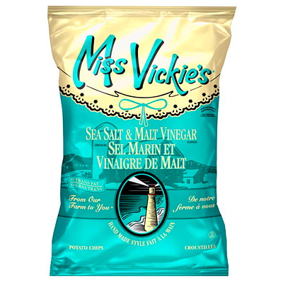 Miss Vickie's Sea Salt & Malt Vinegar 40g - 40 Pack