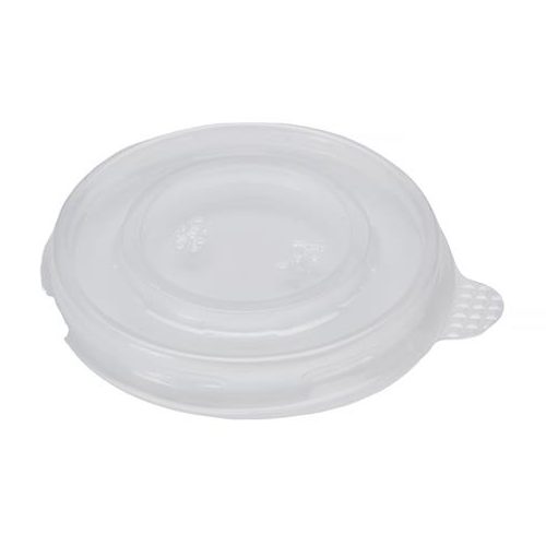 3 oz Flat Frosted Lid for Paper Bowl - 2000/case