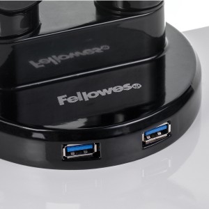 Fellowes Platinum Series Dual Monitor Arm - Each