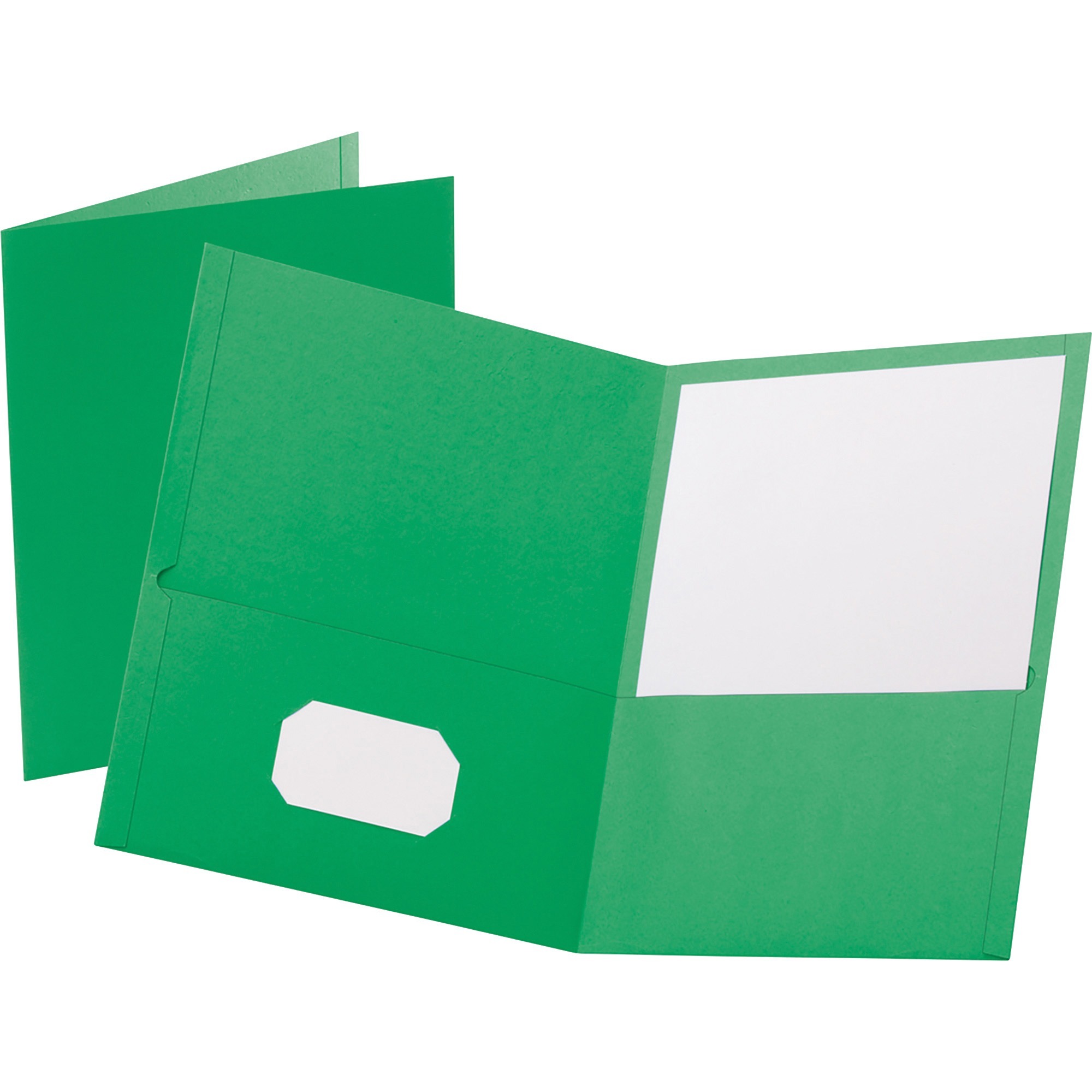 Oxford Twin Pocket Letter-size Folders Green