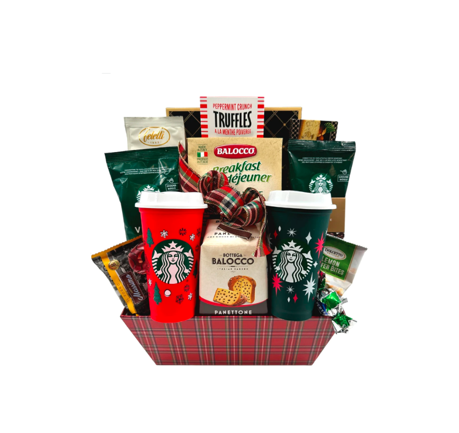 Starbucks and Cookie Delight Gift Basket