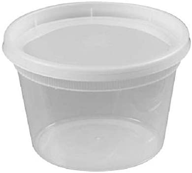 Deli Soup Containers with lids 12 oz. - 240/Case