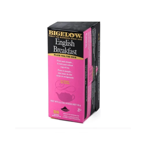 Bigelow English Breakfast Tea Bags - 28/box
