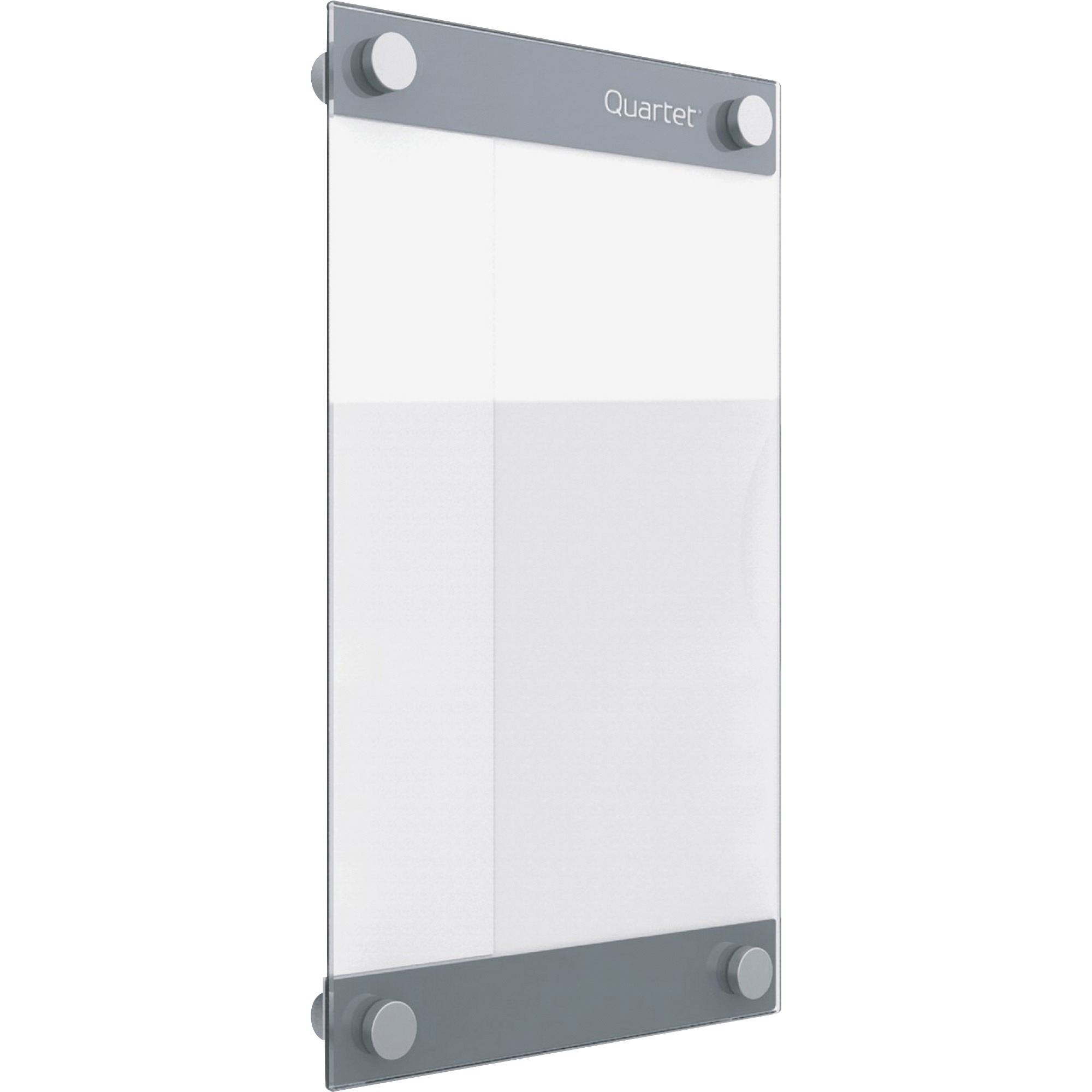 Quartet Infinity Magnetic Customizable Glass Board, 8.5'' x 11''