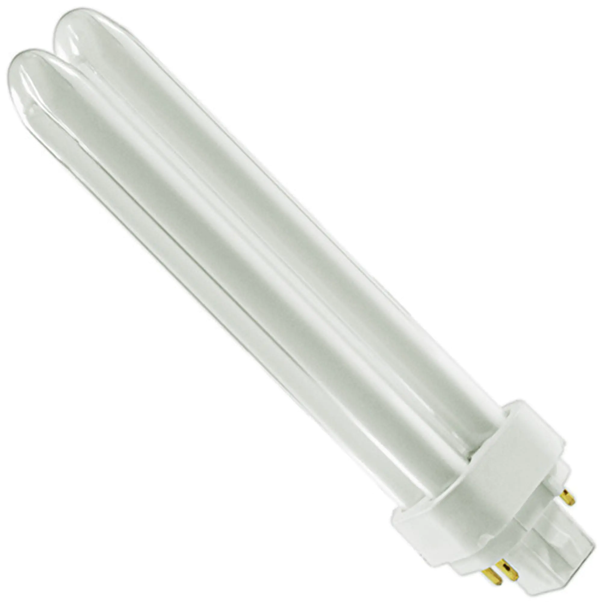 Sylvania 4100K Cool White Fluorescent 26W PLD Double U-Shaped Twin Tube CFL Bulbs with 4-Pin G24Q-3 Base (10 Pack)