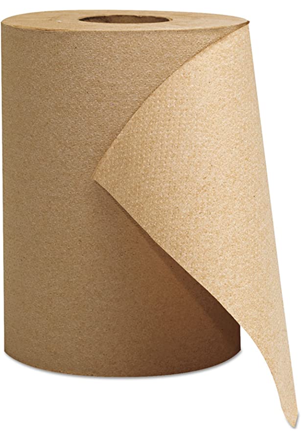 Kraft Hand Paper Roll 8'' X 600' - 6 Rolls