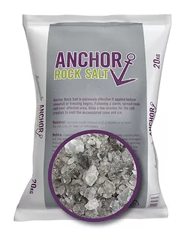 Anchor Rock Salt Ice Melt 20 kg - Bag