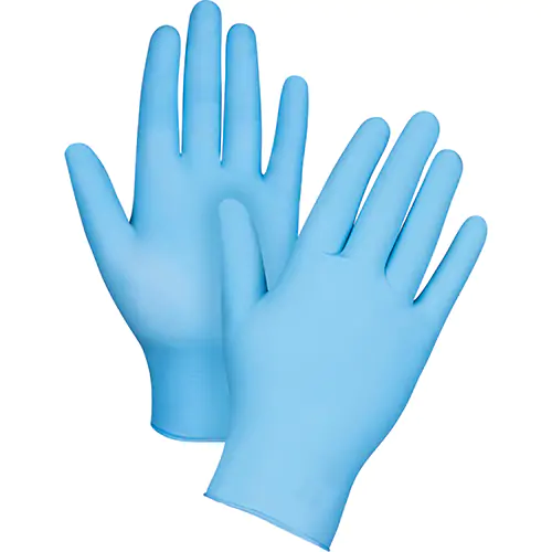 Nitrile Powder Free Gloves Blue 3 mil 100/box (Medium)