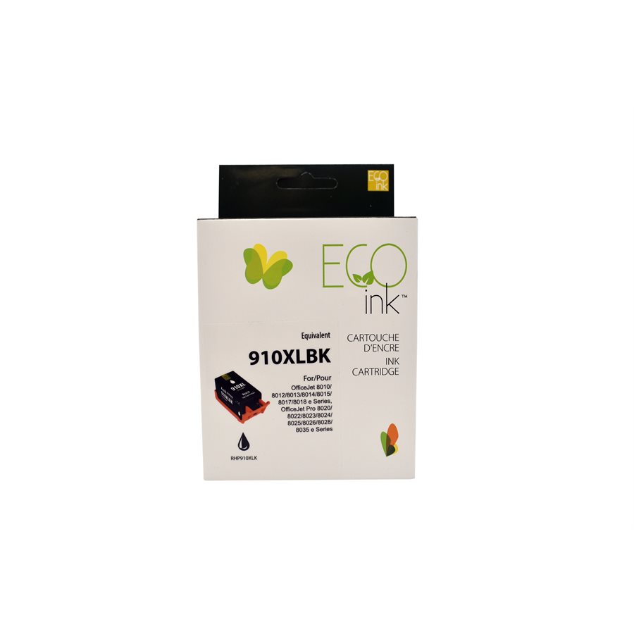 HP 910XL (3YL65AN) Remanufactured Eco Ink, High Yield - Black - Each
