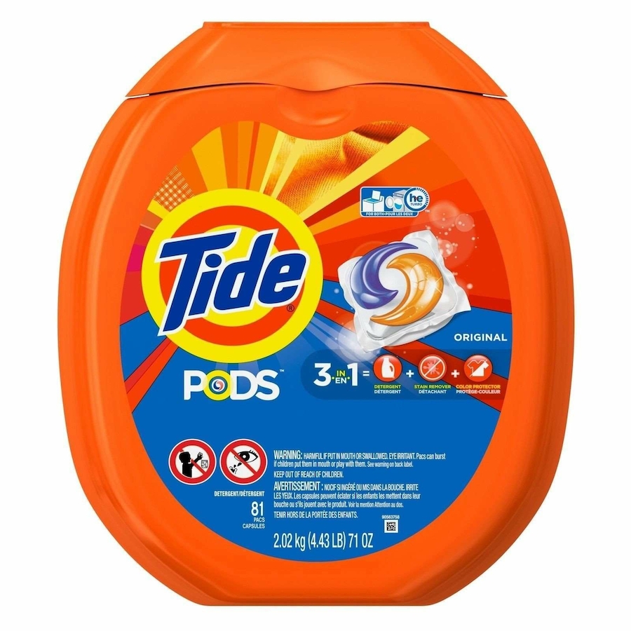 Tide Pods Laundry Detergent, Original Scent, 81 Ct - Each