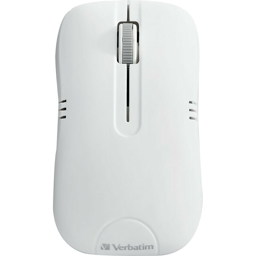 Verbatim Wireless Notebook Optical Mouse, Commuter Series - Matte White
