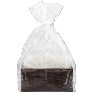 Cellophane Bags - Clear - 4" x 8" x 2" with Paper Insert - 3000 Bags/Case
