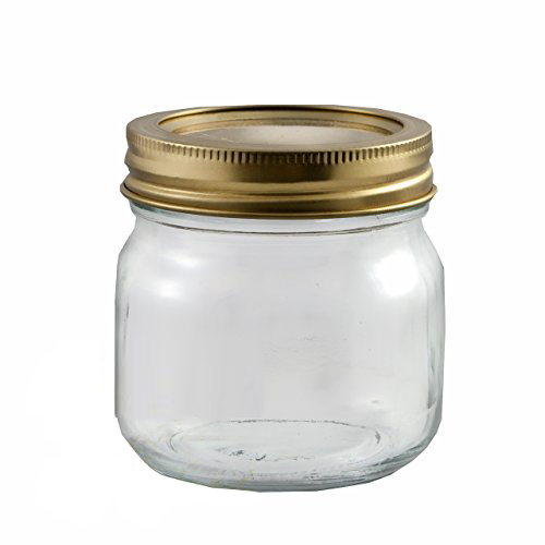 Mason Jar 250 ml with 2 pc lid - 12/case