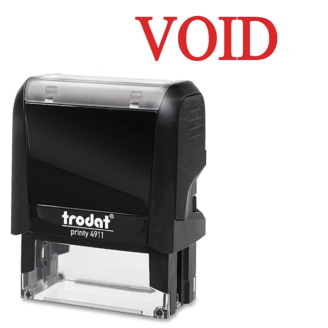 Trodat Printy Red Void Self-Inking Stamps