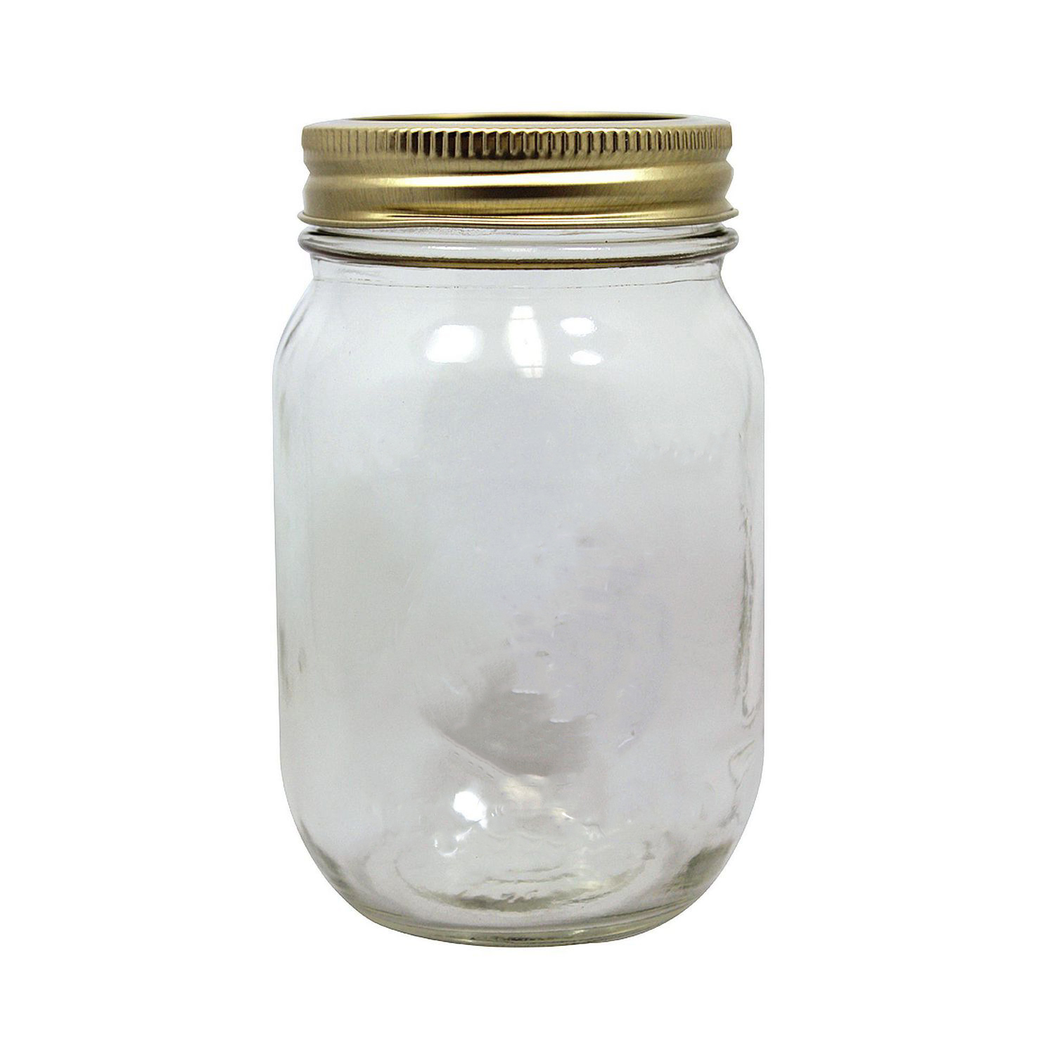 Mason Jar 500 ml with 2 pc lid - 12/case