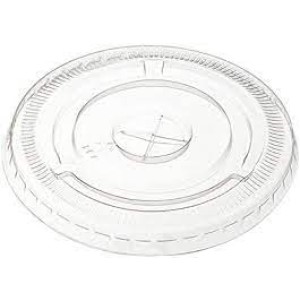 Clear Flat Lid X-Slot for 12 oz. - 24 oz. Cold Beverage Cups -1000/Case