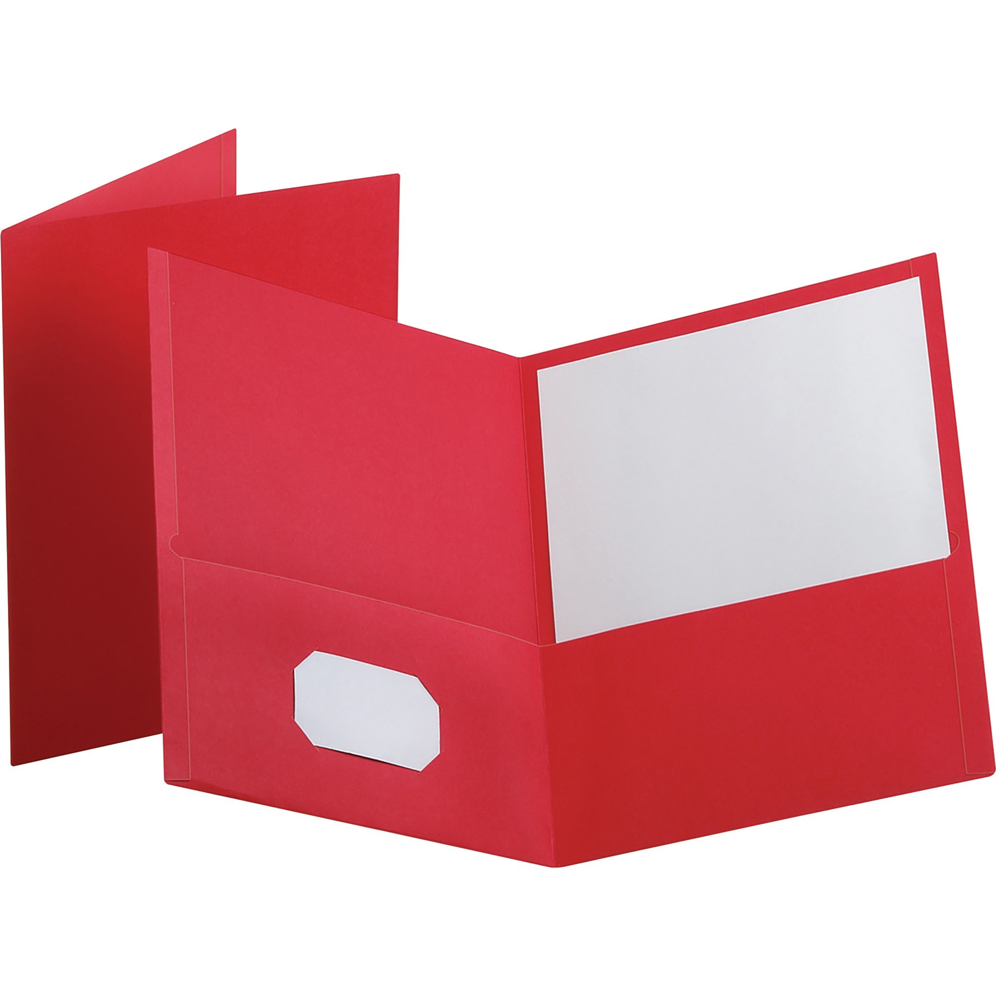 Oxford Twin Pocket Letter-size Folders Red