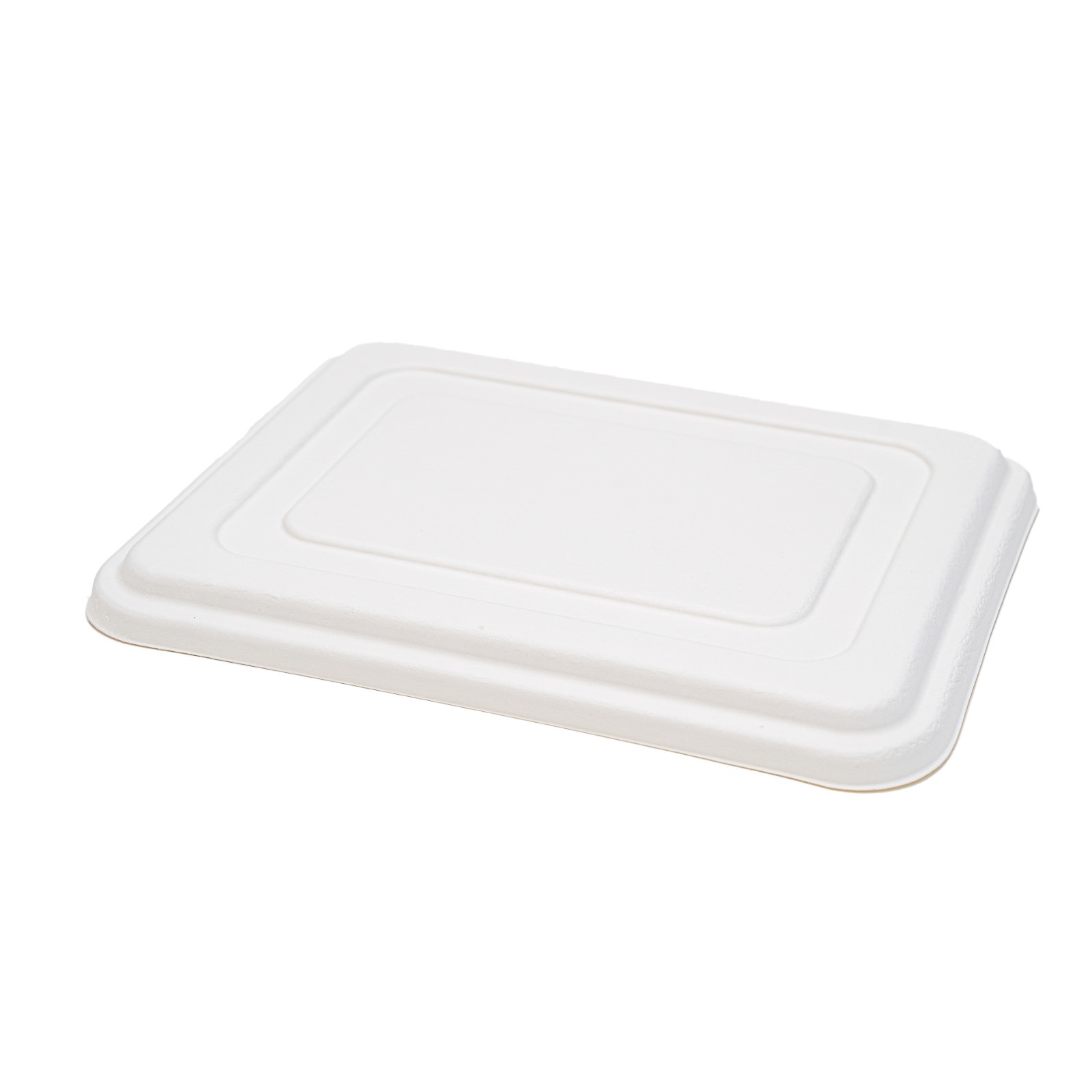Fibre Lid for Fiber Bento Box, 5-Compartment 11.25 x 8.75 x 0.75"- 200/Case
