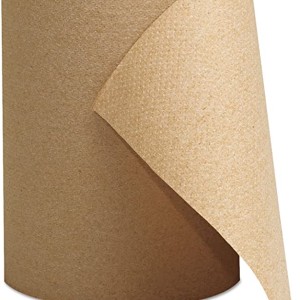 Brown Hand Paper Roll 8'' X 350ft - 12 Rolls