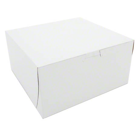 Cake Box White 12'' x 12'' x 4'' 100/Case