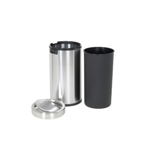 Simplehuman® Stainless Steel Swing Top Trash Can, 14-1/2 Gallon (55 L) - Each