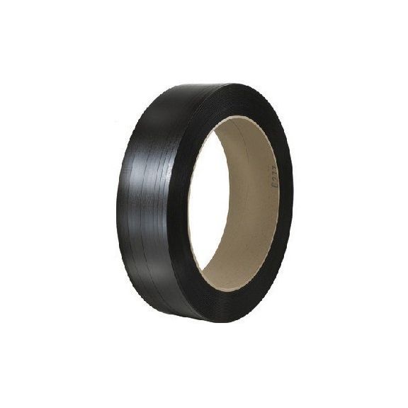 Poly Strapping 1/2" x 0.024 x 7200' in Black - Roll