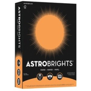 Astrobrights Color Copy Paper - Cosmic Orange , 8 ½ x 11, 24 lb - 500 sheets/ream
