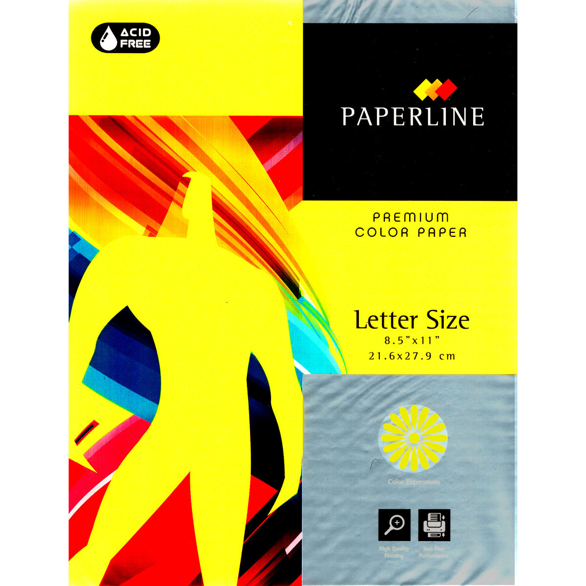 Paperline Yellow Copy Paper  8.5 x 11  (92 Bright) 20Ib. - 500 sheets