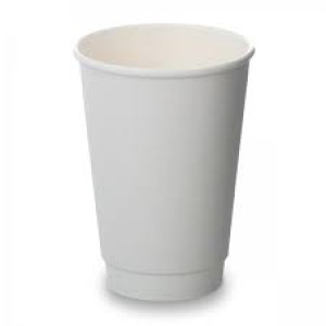 Hot Beverage White Double Wall Paper Cups - 12 oz. - 500 Cups