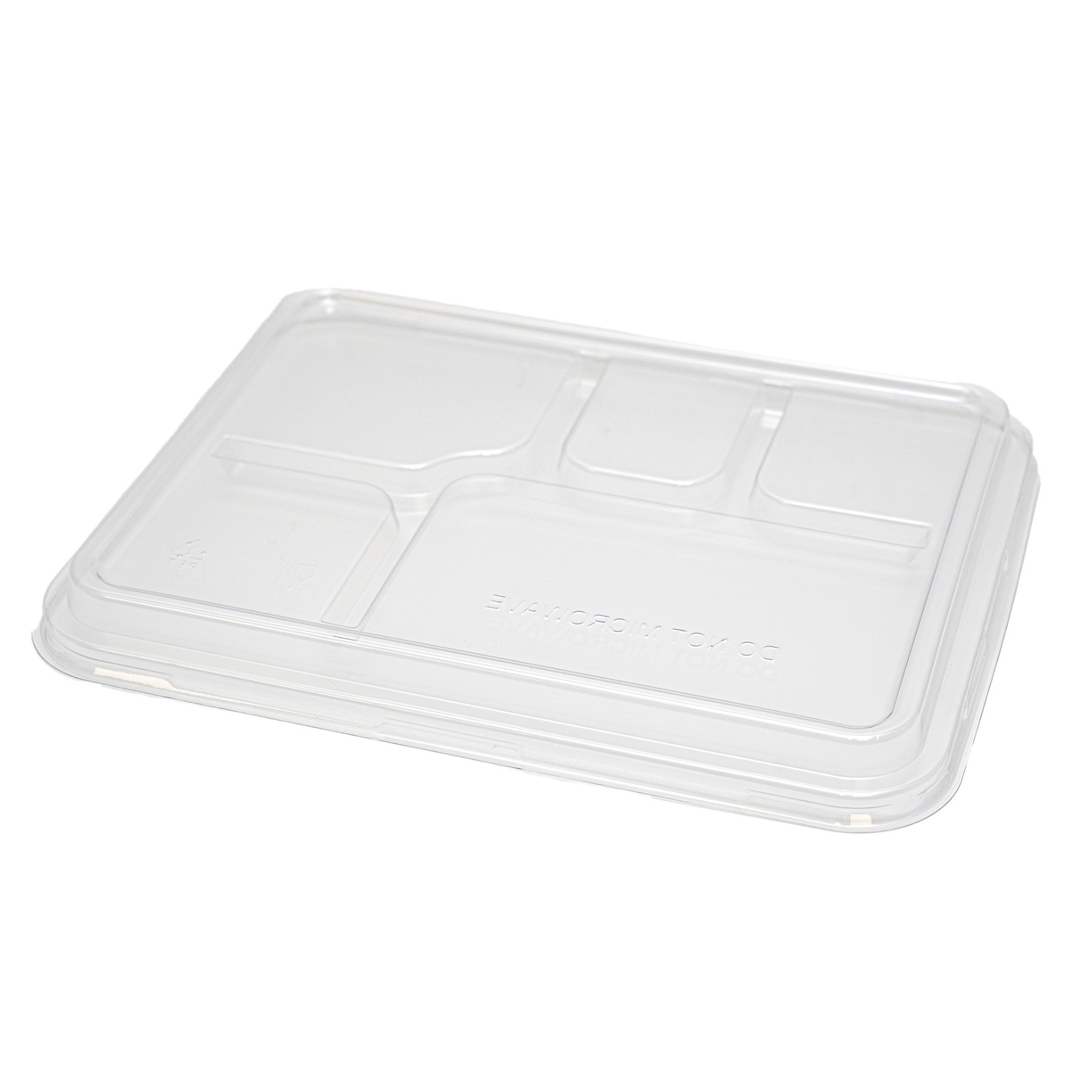 Lid for Fiber Bento Box, 5-Compartment 11.5 x 9 x 2"- 400/Case