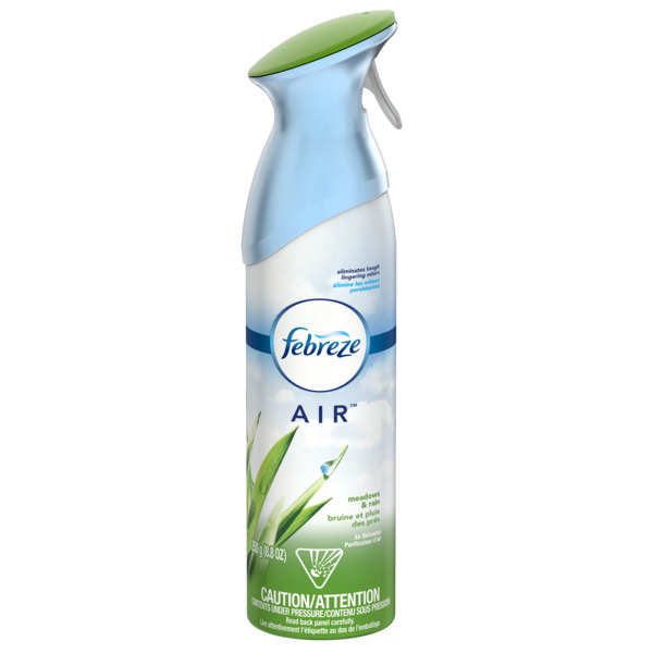 FEBREZE Air Effects Aerosol Deodorizer Meadows And Rain 250 Gr 6/Box