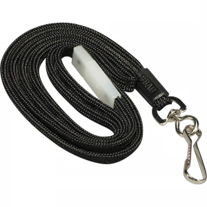 SICURIX Hook Fastener Breakaway Lanyard - Black - Each