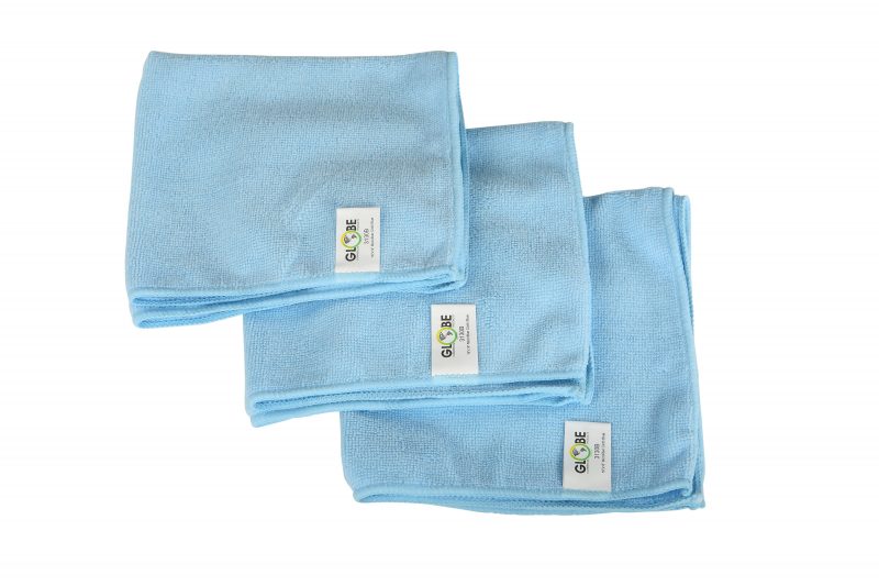 General Purpose Microfiber Cloth, 16'' x 16'',  240 gsm, Blue, 10/pack