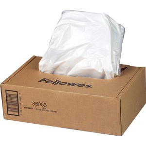Fellowes Waste Bags for 99Ms, 90S , 99Ci, HS-440 and AutoMax™ 130C and 200C Shredders - 100/case