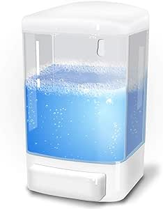 Push Button Hand Soap Dispenser 30 Oz.Plastic White - Each