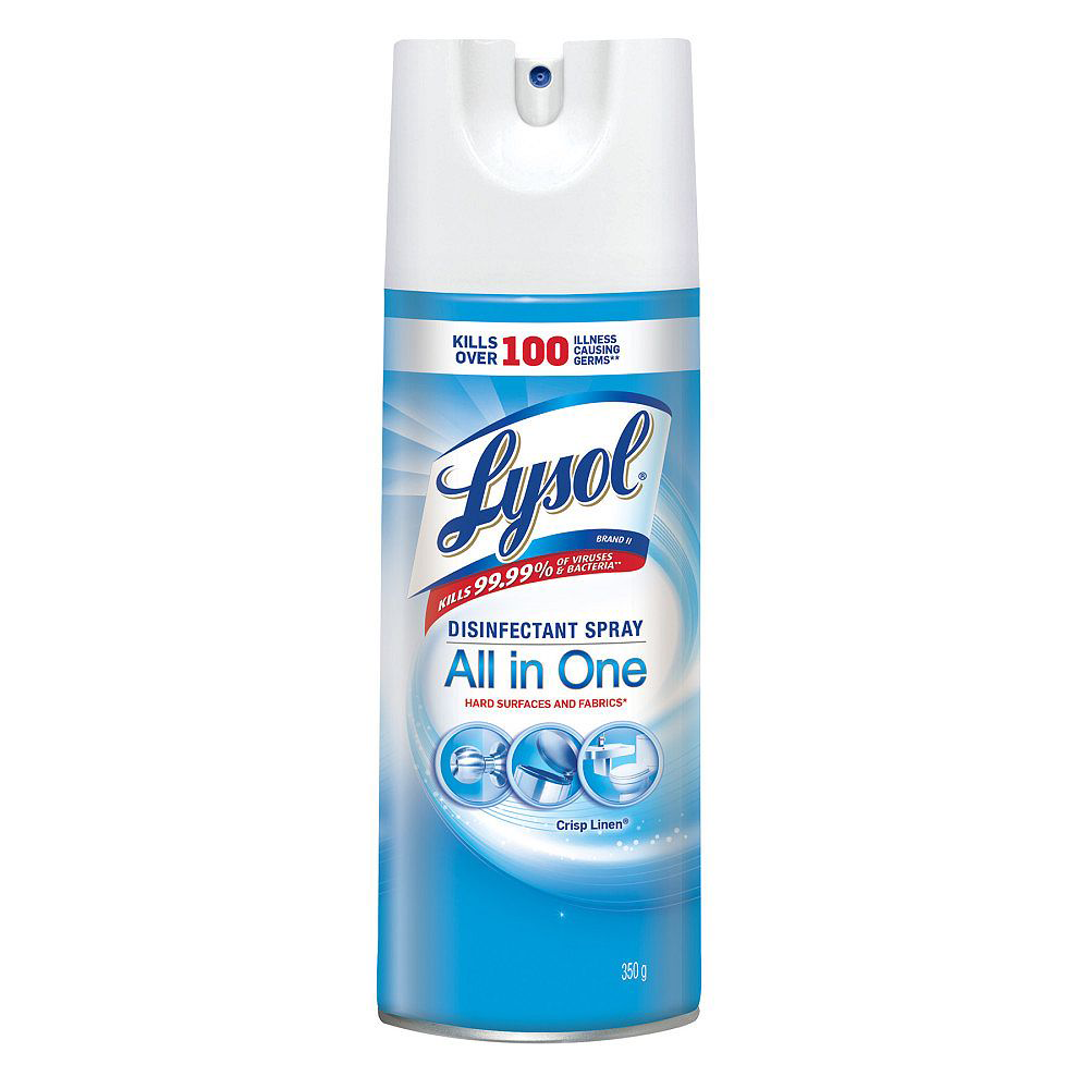 Lysol Disinfectant Spray All-In-One 350g Aerosol Bottle - 12/Case