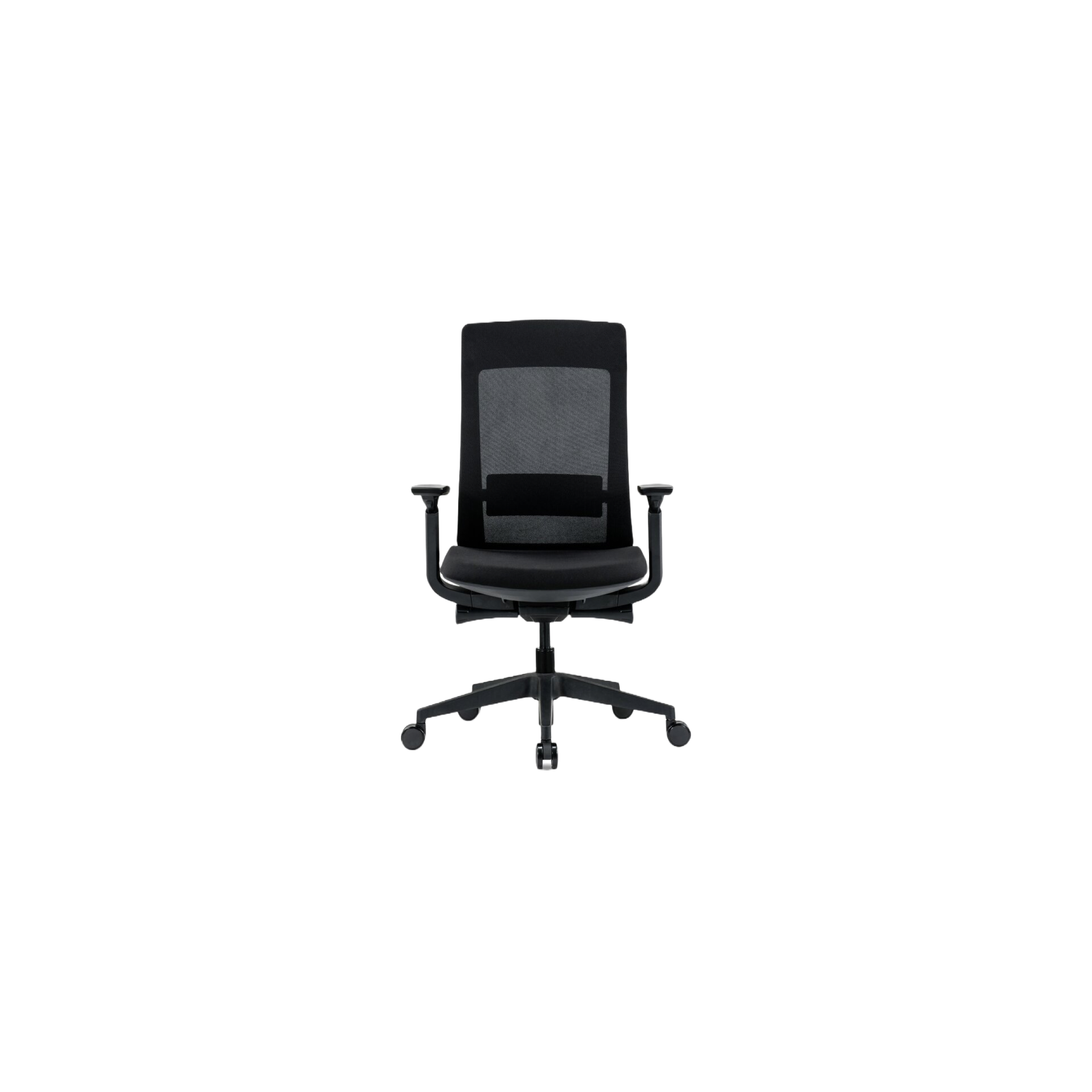 Black Office Task Chair, Commercial Grade 3, High Back - Each