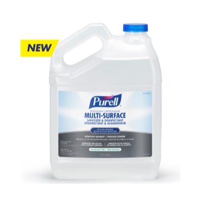 Purell Multi-Surface Sanitizer & Disinfectant Spray - One Step Surface Disinfectant Cleaner - 4 x 4L/Bottle