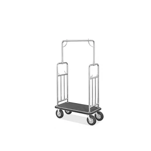 Luggage Cart - Narrow Bellman, Stainless Steele - Each