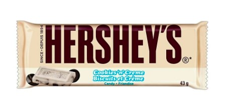 Hershey Cookies N Cream - 43-Gram Bar - 36 Pack