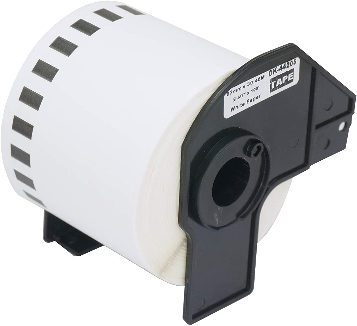 DK-4205 Removable Continuous Labels - 2-3/7'' x 100' - Compatible for Brother P-Touch Printer