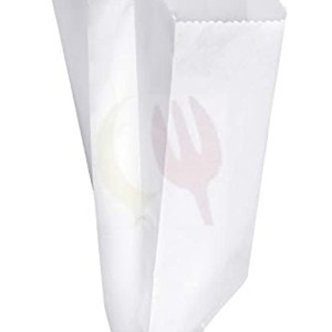 Sandwich Pastry White Regular Grease Proof Bags - 1000/Case
