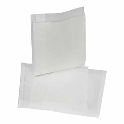 Sandwich Pastry Jumbo White Grease Proof Bags - 1000/Case