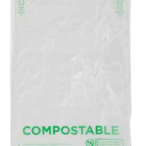 Compostable Produce Bags 10.9" x 16.8" - 2 Rolls